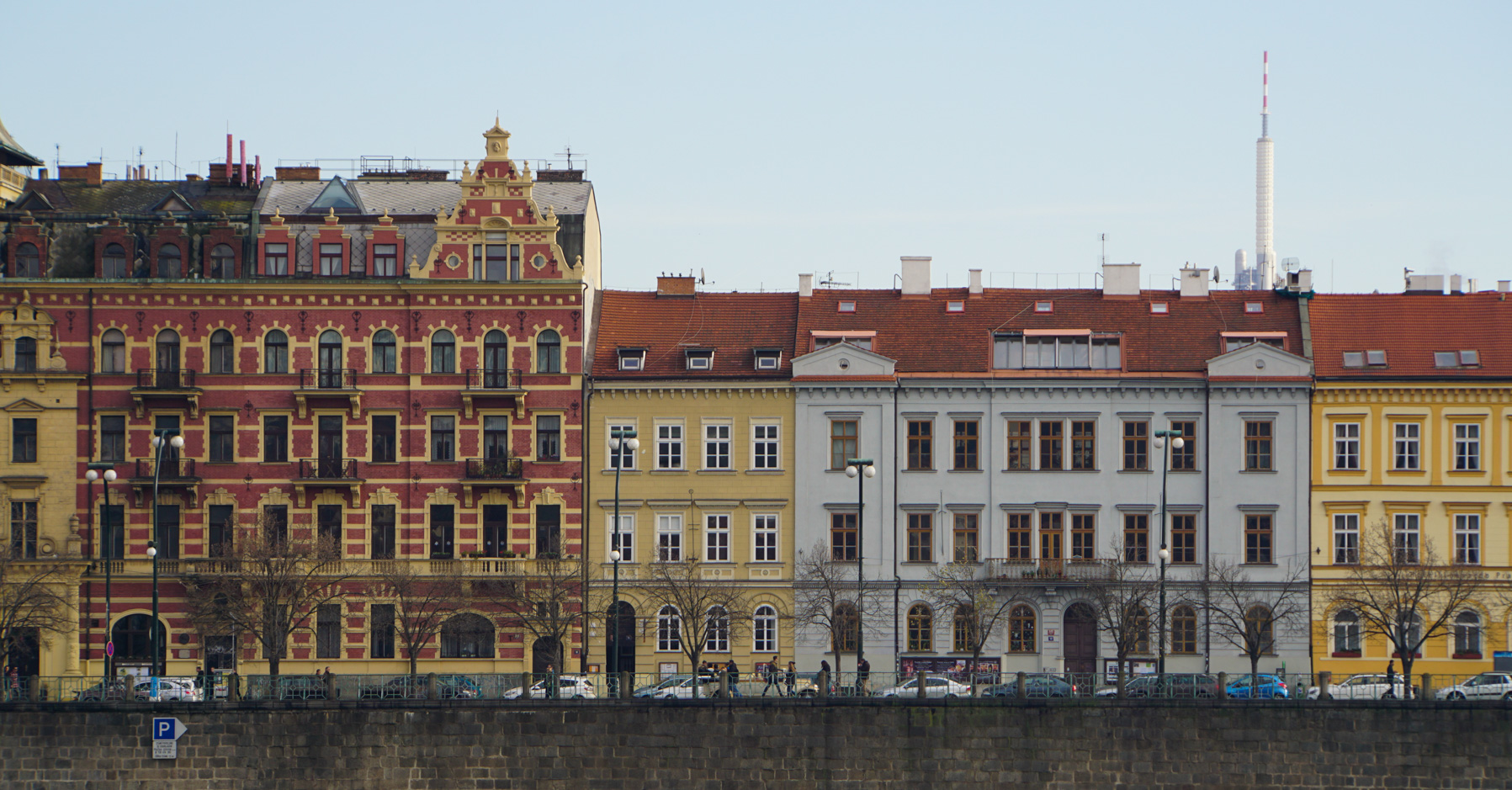 Buildings in Prague city centre