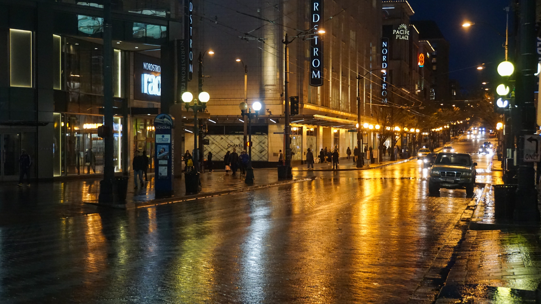 Seattle at night